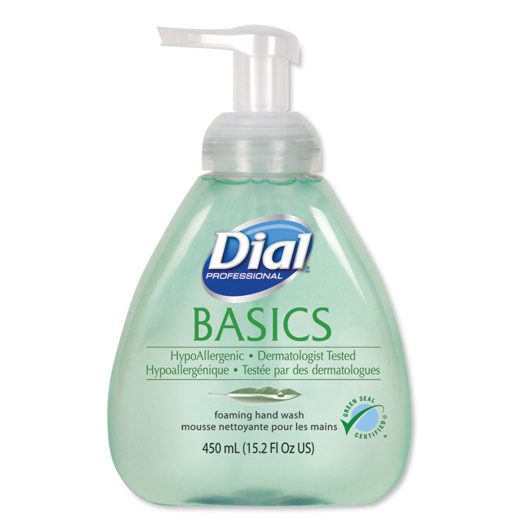 Basics Hypoallergenic Foaming Hand Wash, Honeysuckle, 15.2 oz
