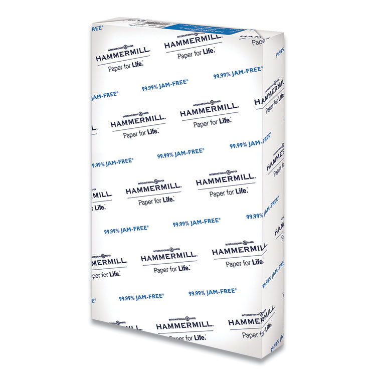 Copy Plus Print Paper, 92 Bright, 20 lb Bond Weight, 8.5 x 14, White, 500/Ream