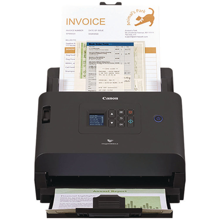 imageFORMULA DR-S250N Scanner, 600 dpi Optical Resolution, 80-Sheet Duplex Auto Document Feeder