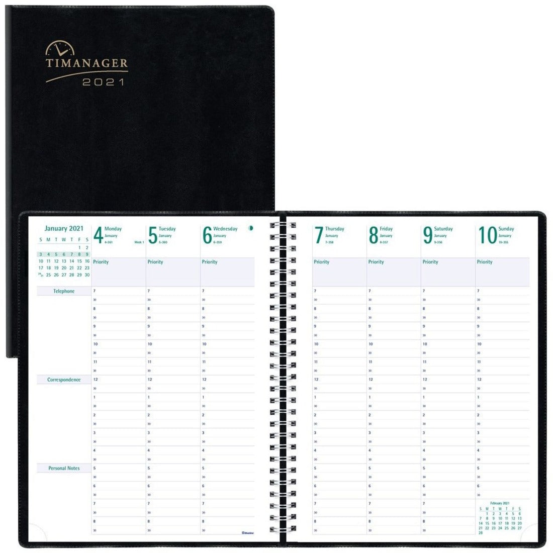 Blueline Weekly Business Trimanager