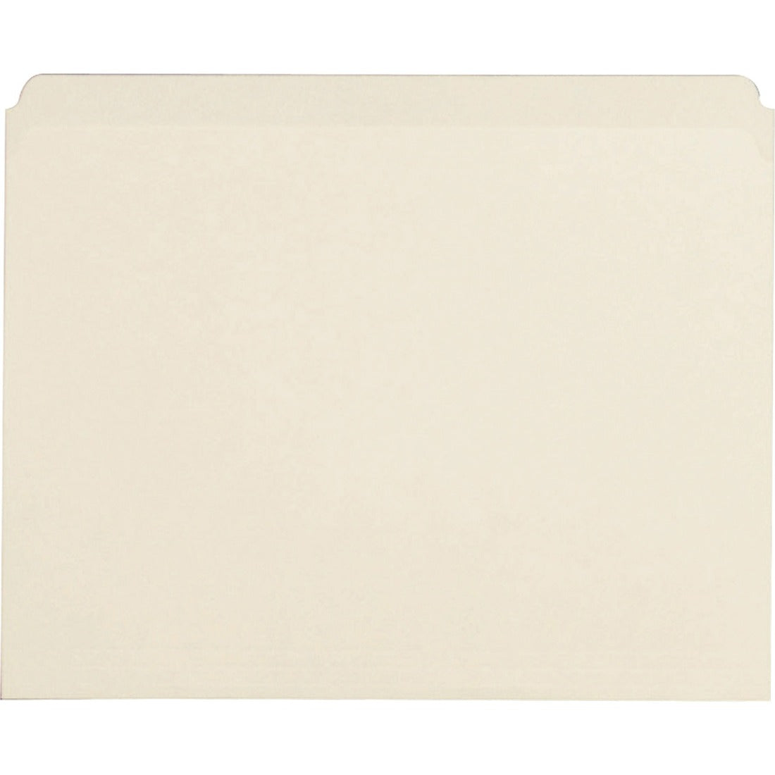 Business Source Straight Cut 1-ply Letter-size File Folders
