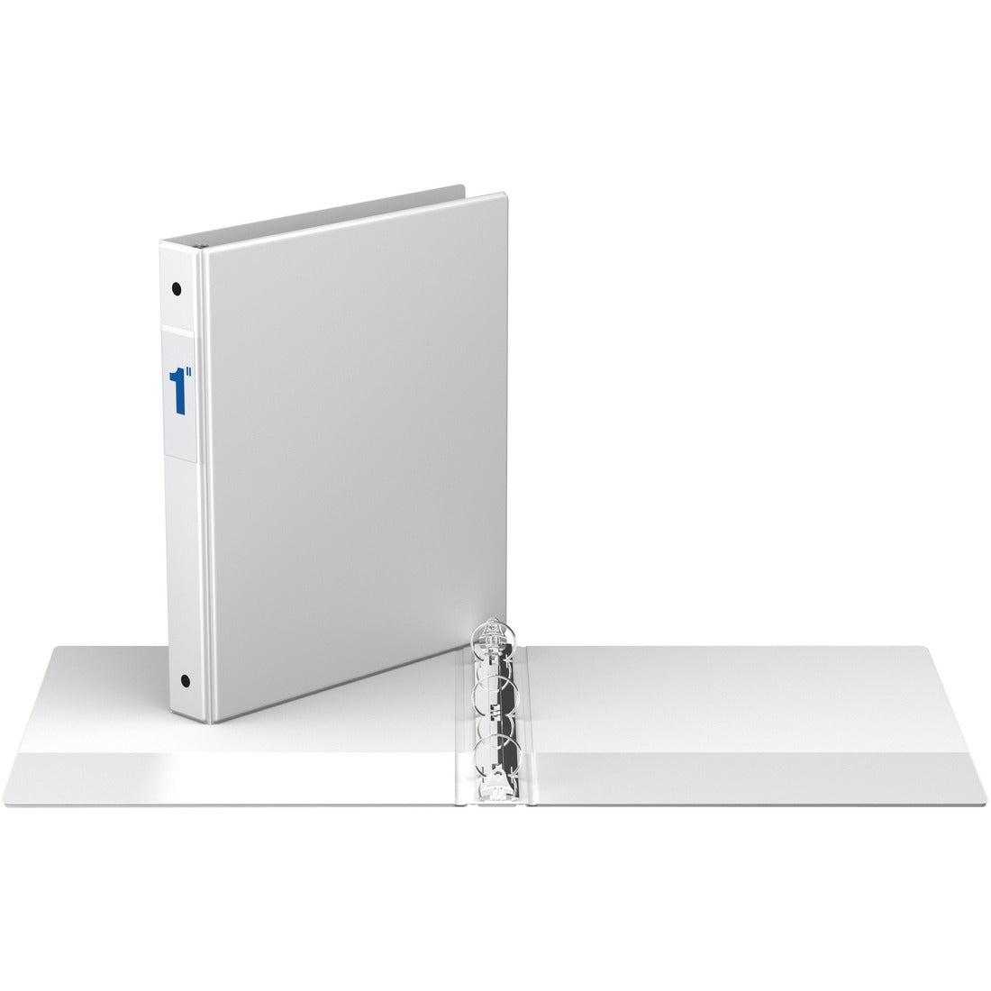Davis Round Ring Commercial Binder - 1" White