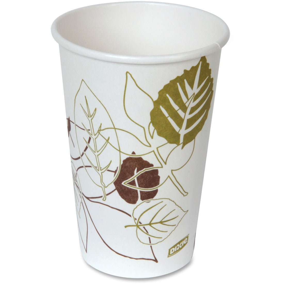Dixie Pathways Paper Hot Cups by GP Pro - 473.18 mL - 50 / pack - White, Green - Paper - Hot Drink, Beverage