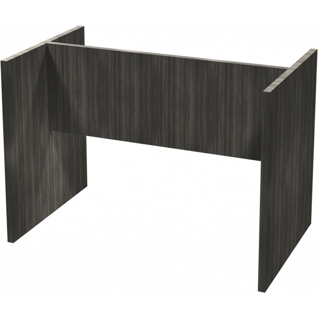 Heartwood Grey Dusk Laminate Racetrack Table Base
