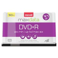 Maxell DVD Recordable Media - DVD R - 16x - 4.70 GB - 50 Pack Spindle