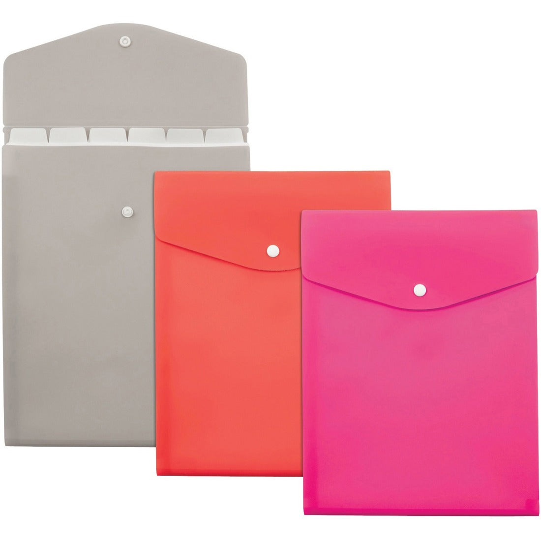 Pendaflex Slimline File Pocket - Letter - 8 1/2" x 11" Sheet Size - 7 Pocket(s) - Polypropylene - Assorted - 1 Each