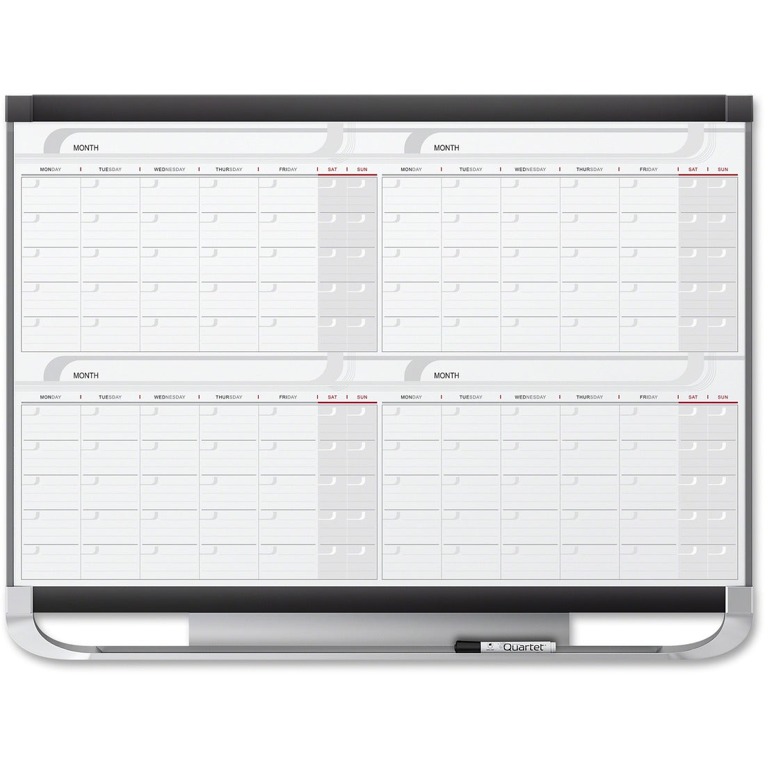 Quartet Prestige Total-erase Four-month Calendar