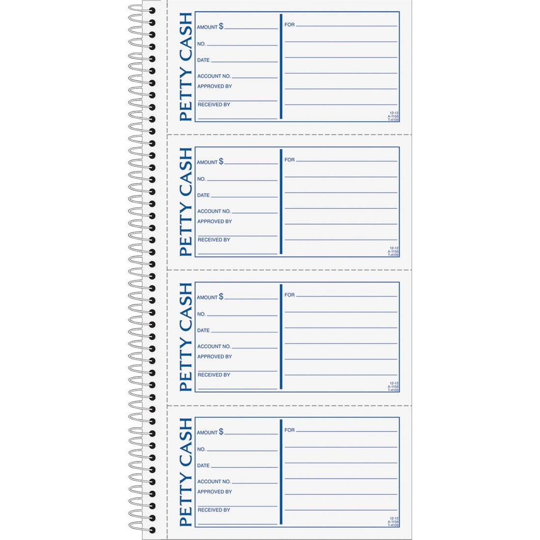 TOPS Duplicate Petty Cash Book
