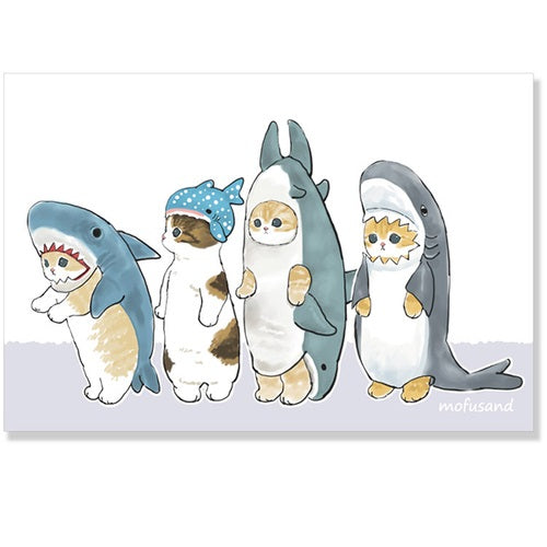Active Corporation Mofusand PostcardShark Cat 1