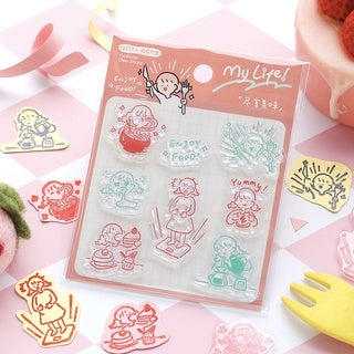 Cardlover Clear StampEnjoy Food