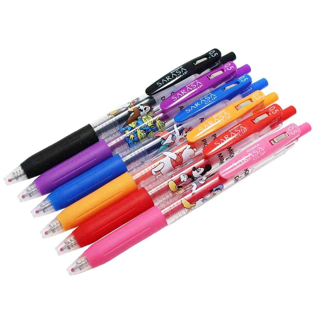 Disney Sarasa Clip Gel 0.5mm Color Ballpoint PenAliens/Purple