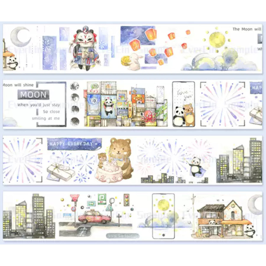 Ever & Ein 90cm - 100 cm Washi SamplerHappy