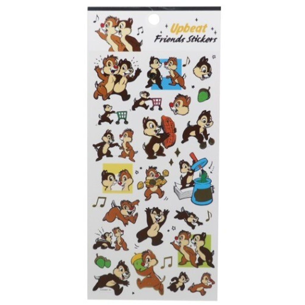 Kamio Japan Disney Chip & Dale Upbeat Friends Stickers