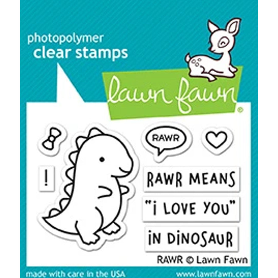 LawnFawn Clear StampRawr