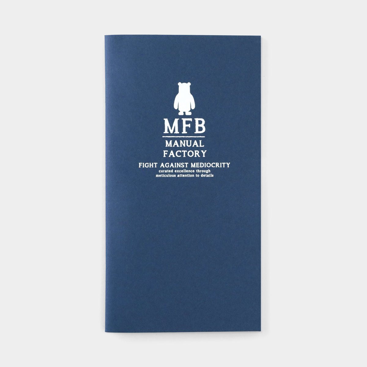 LOGON Traveler's Notebook Refill Navy Regular Size