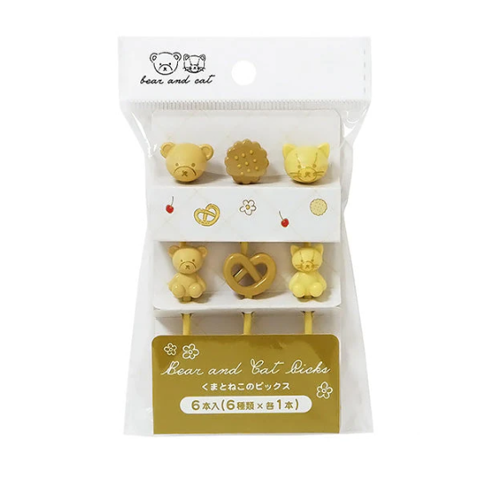 Maruki Food Picks Bento AccessoriesCute Bear