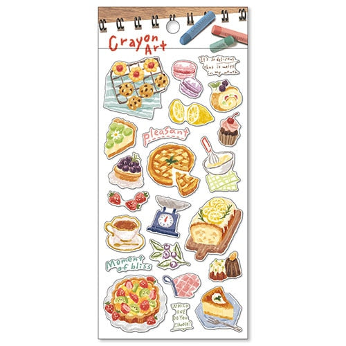Mind Wave Crayon Art StickerSweets
