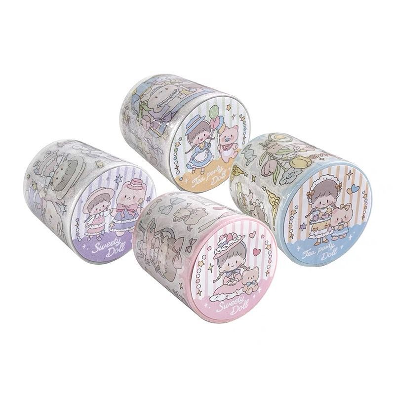 Molinta With Doll Masking TapePet-Tea Party