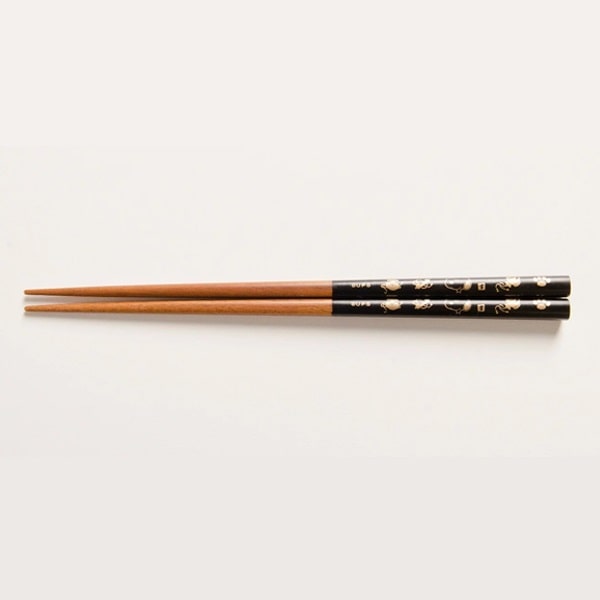 Snoopy Wooden Chopsticks Black