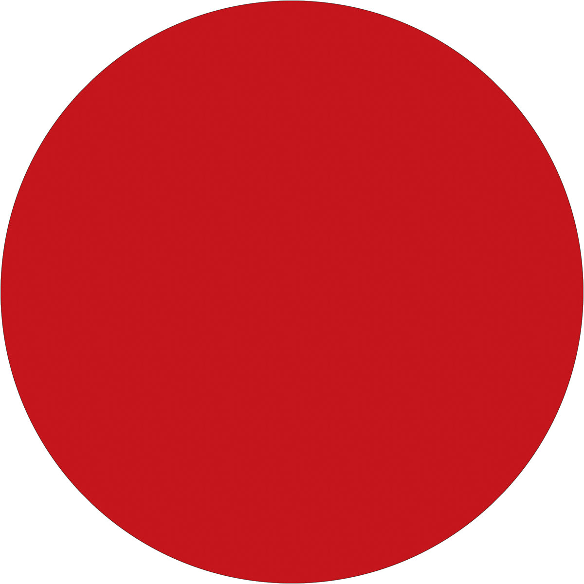 1/2" Red Inventory Circle Labels 500/Roll