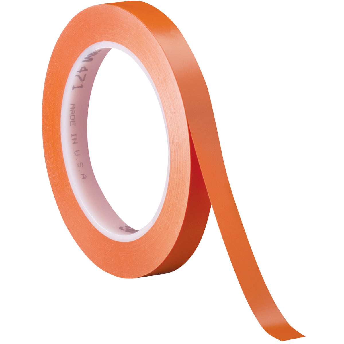 1/4" x 36 yds. Orange 3M 471 Vinyl Tape 3/Case