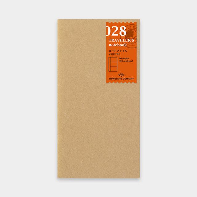 Traveler's Notebook Refill 028 - Card File Regular Size