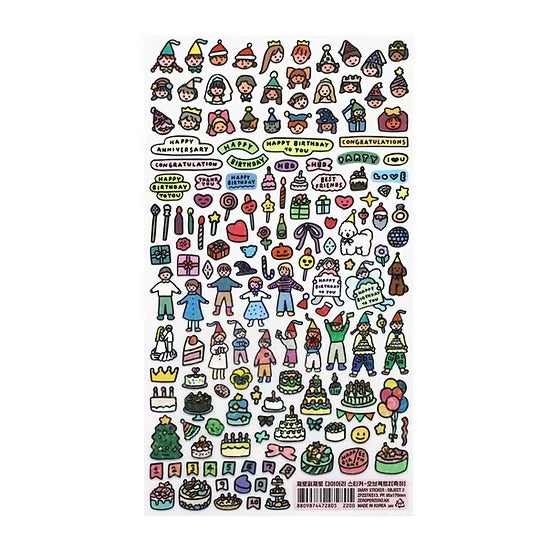 Zero Per Zero Diary StickerAnimal