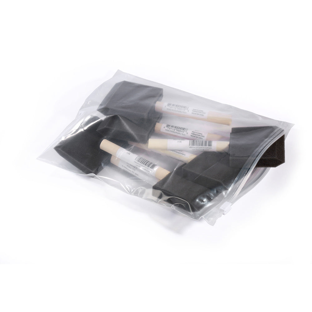 10 x 13 (3 mil) Slider Grip Reclosable Poly Bags 100/Case