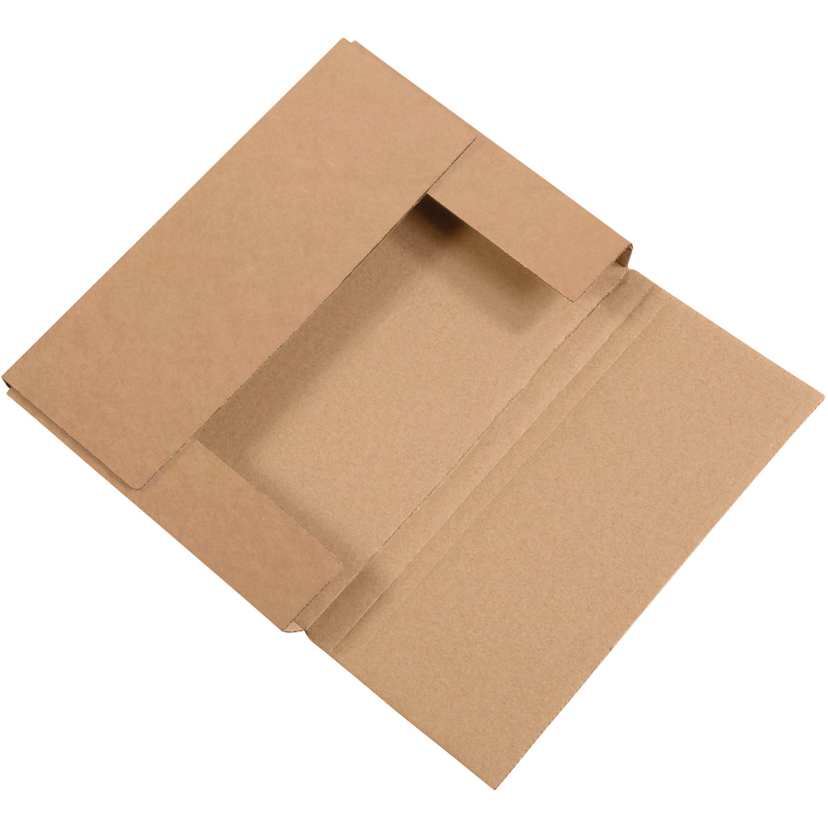 11 1/8 x 8 5/8 x 2 Kraft Easy-Fold Mailers  50/Bundle