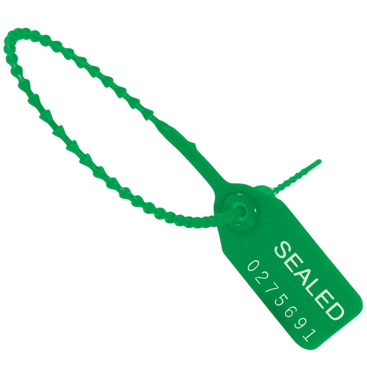12" Green Tug Tight Pull-Tight Seals 100/Case