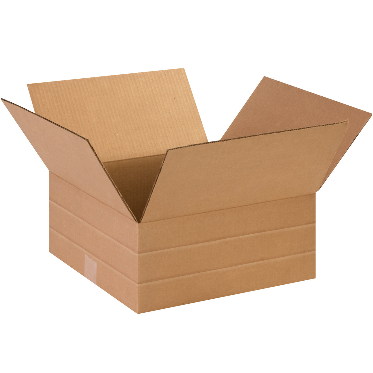 12 x 12 x 4 Multi Depth Corrugated Boxes  25/Bundle
