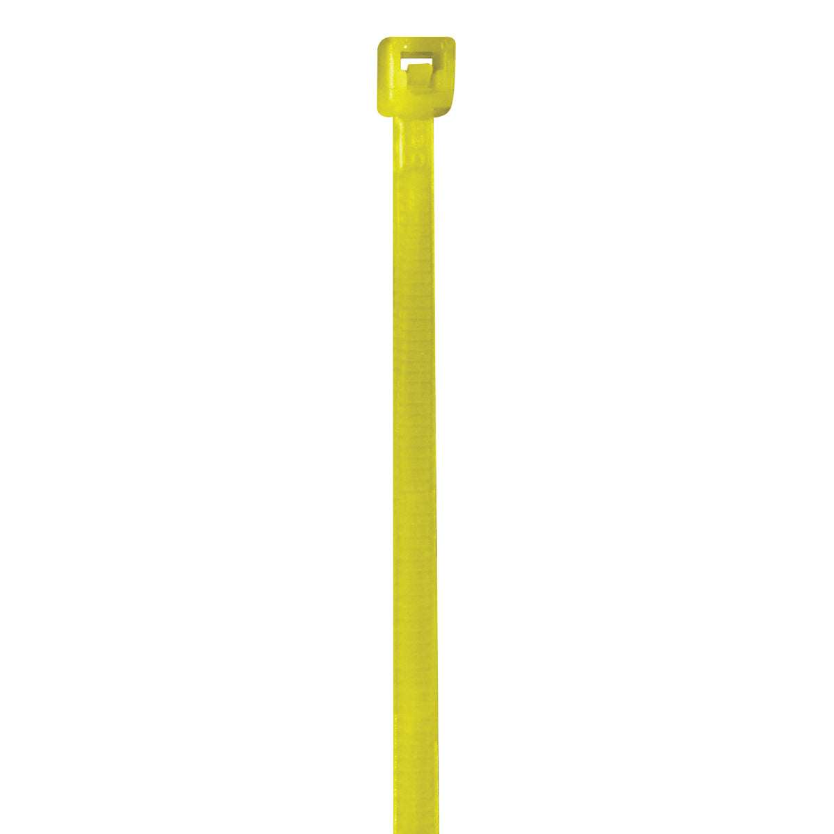 14" (50 lb Tensile) Fluorescent Yellow Cable Ties 1000/Case