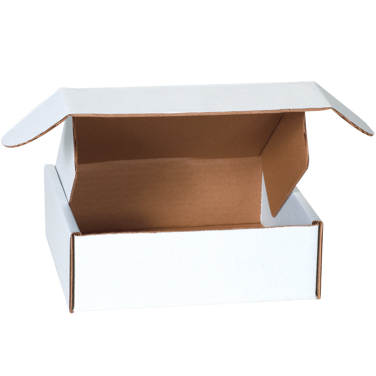 14 x 14 x 4 White Deluxe Literature Mailers 50/Bundle