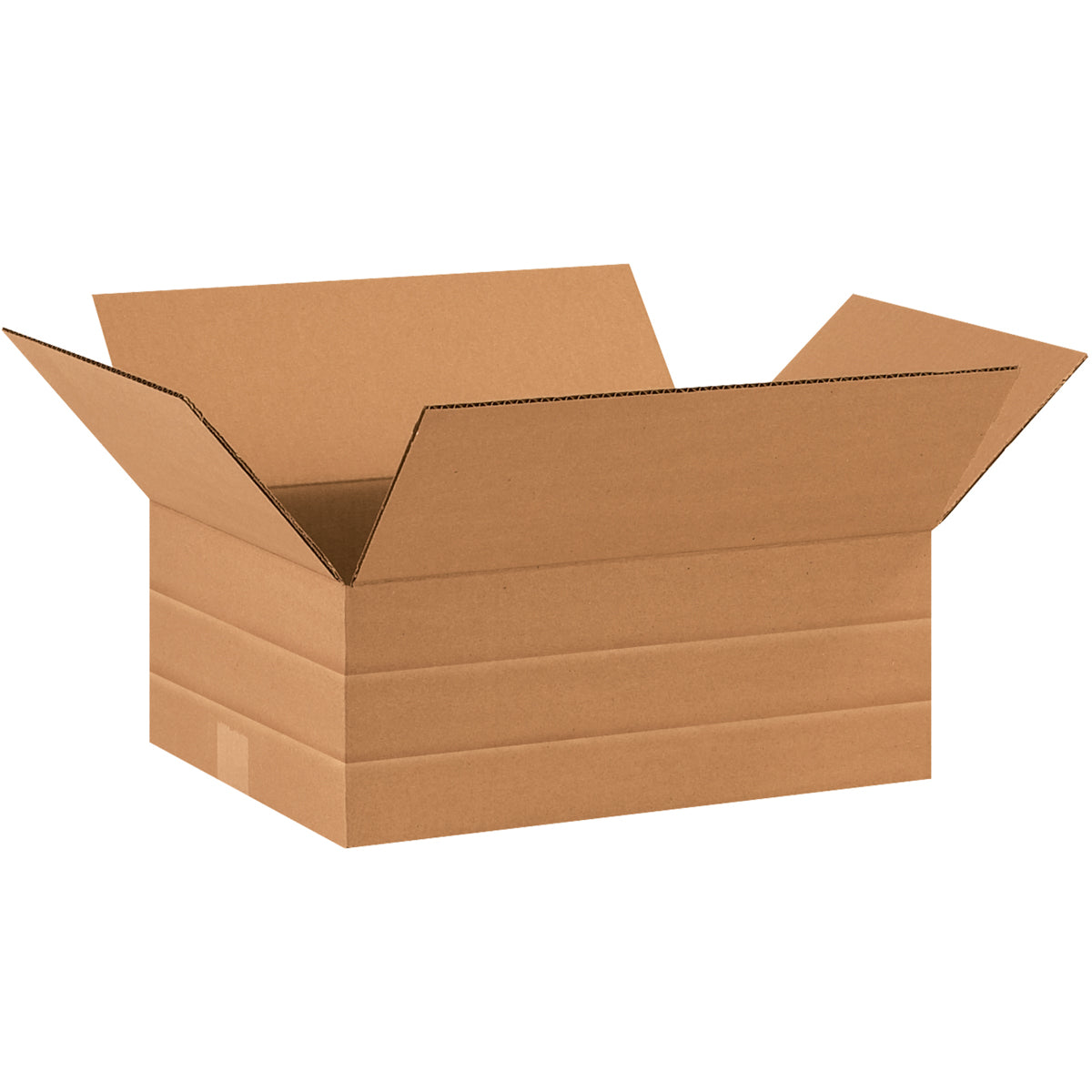 16 x 12 x 10 Multi Depth Corrugated Boxes 25/Bundle