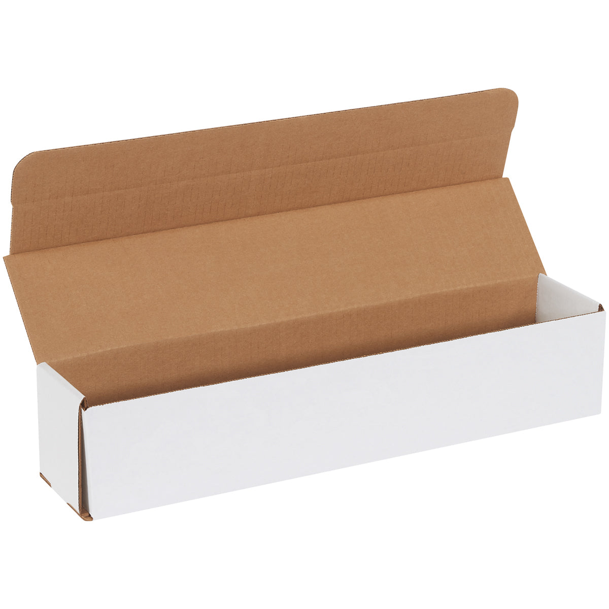 17 1/2 x 3 1/2 x 3 1/2 White Corrugated Mailers 50/Bundle