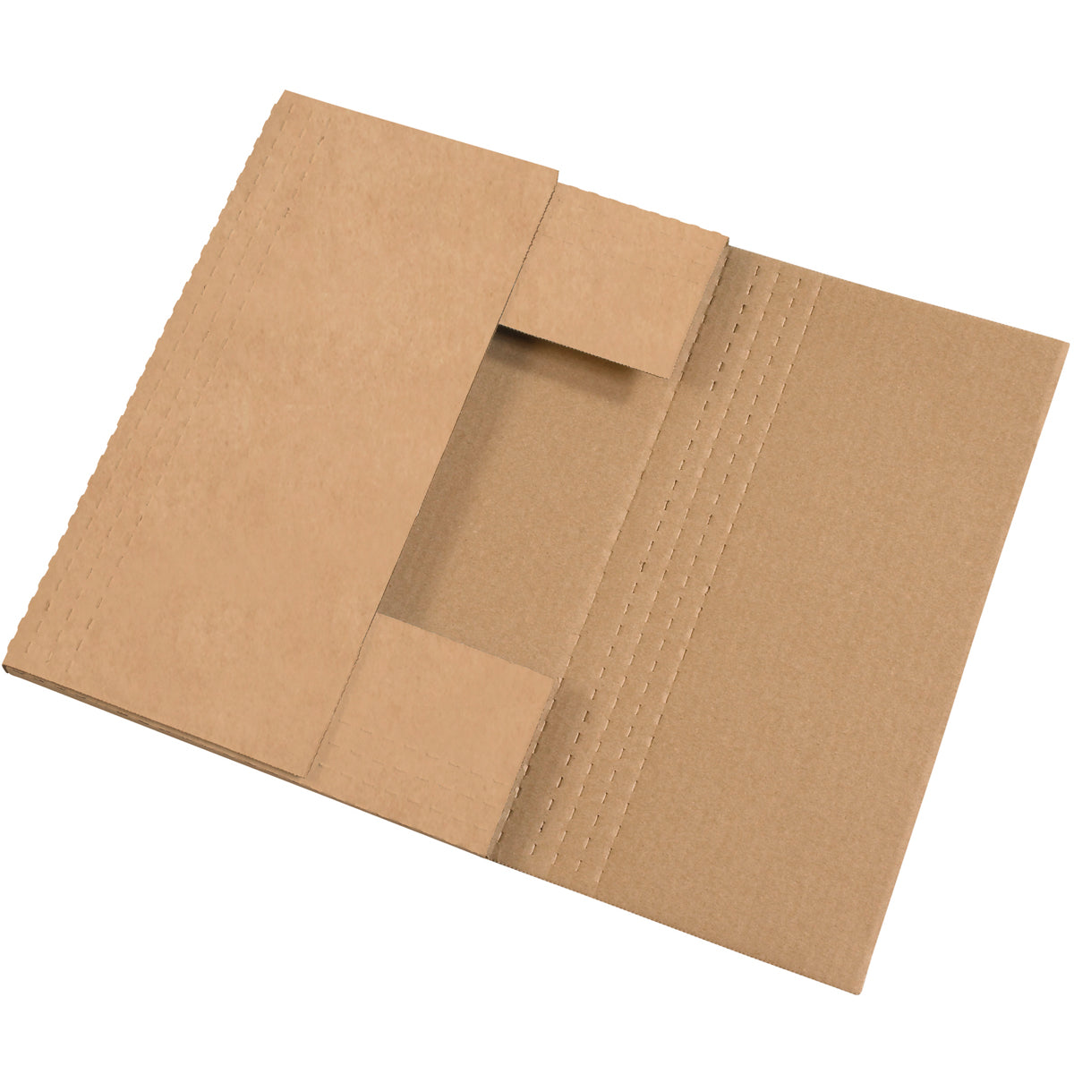 18 x 12 x 2 Kraft Easy-Fold Mailers  50/Bundle