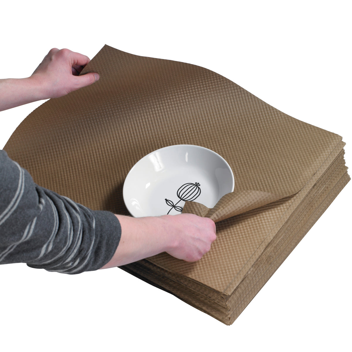 18 x 24 Indented Kraft Paper Sheets 415/Bundle