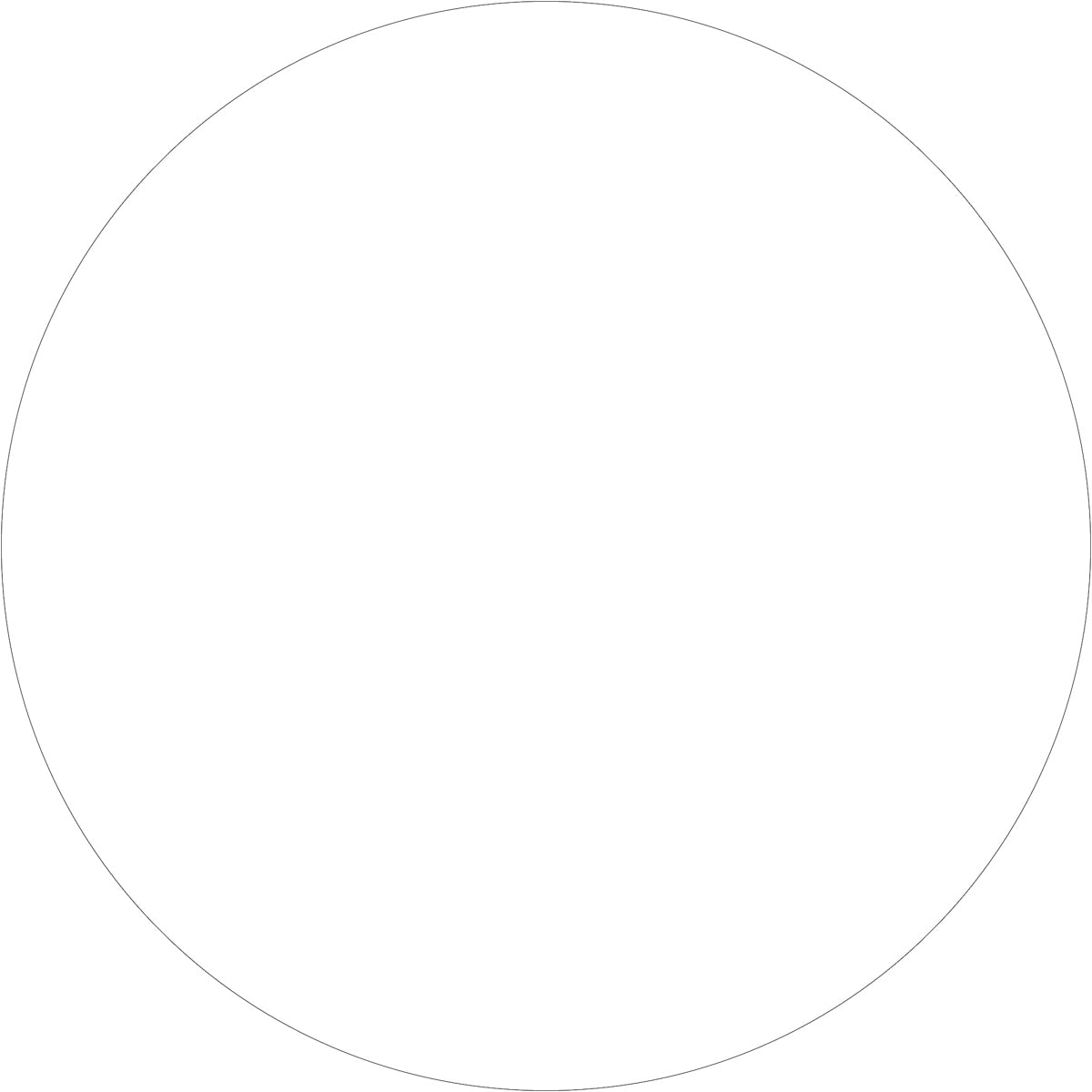 2" Circle - Clear Removable Labels 500/Roll