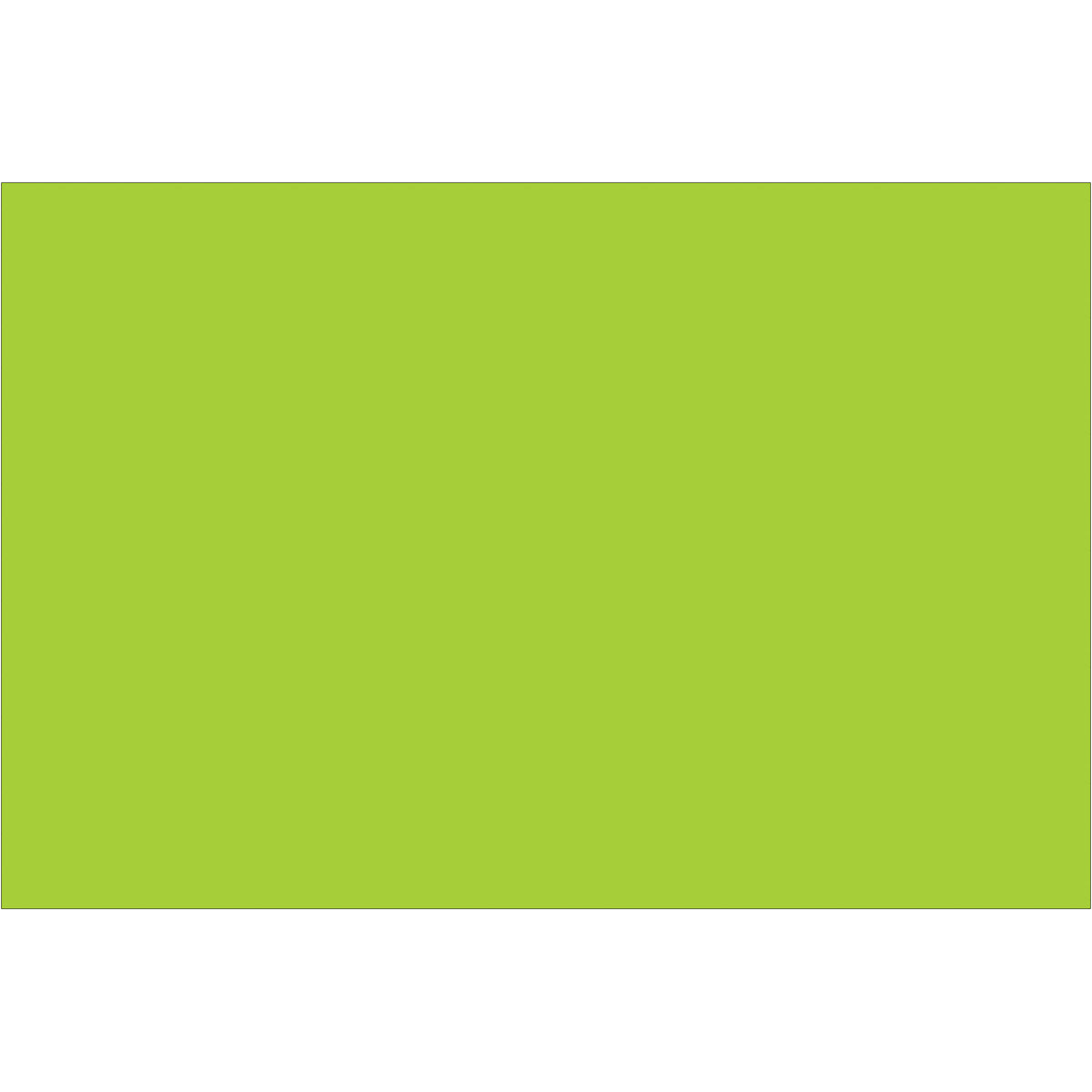 2 x 3" Fluorescent Green Inventory Rectangle Labels 500/Roll