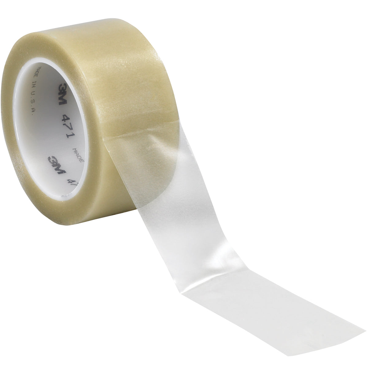 2" x 36 yds. Clear 3M 471 Vinyl Tape 3/Case