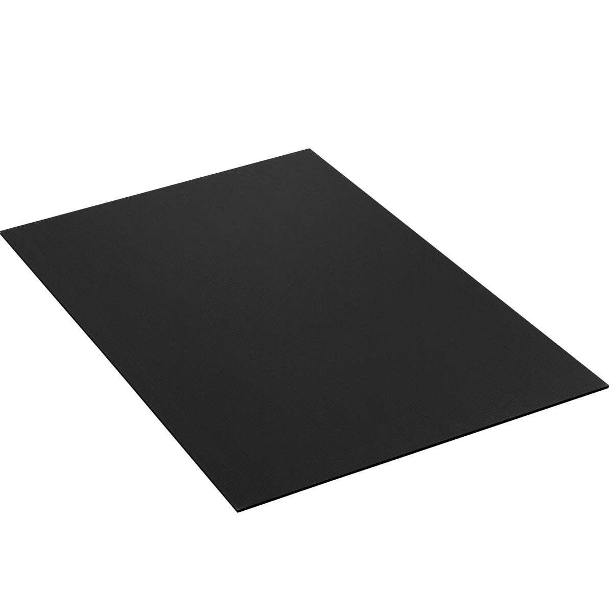 24 x 36 Black Plastic Corrugated Sheets 10/Bundle