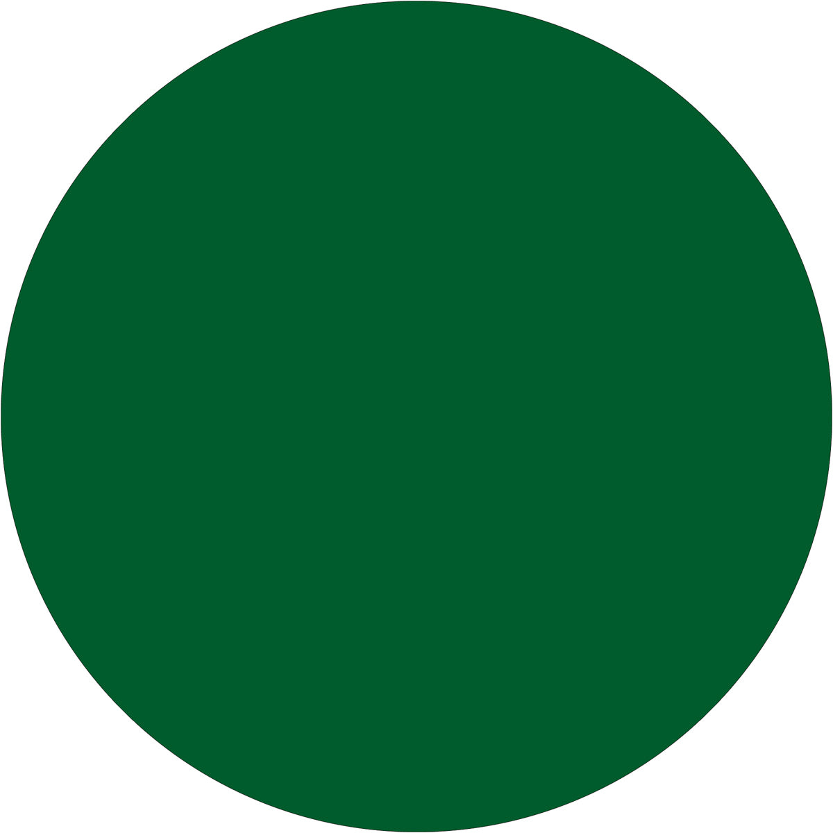 3" Green Inventory Circle Labels 500/Roll