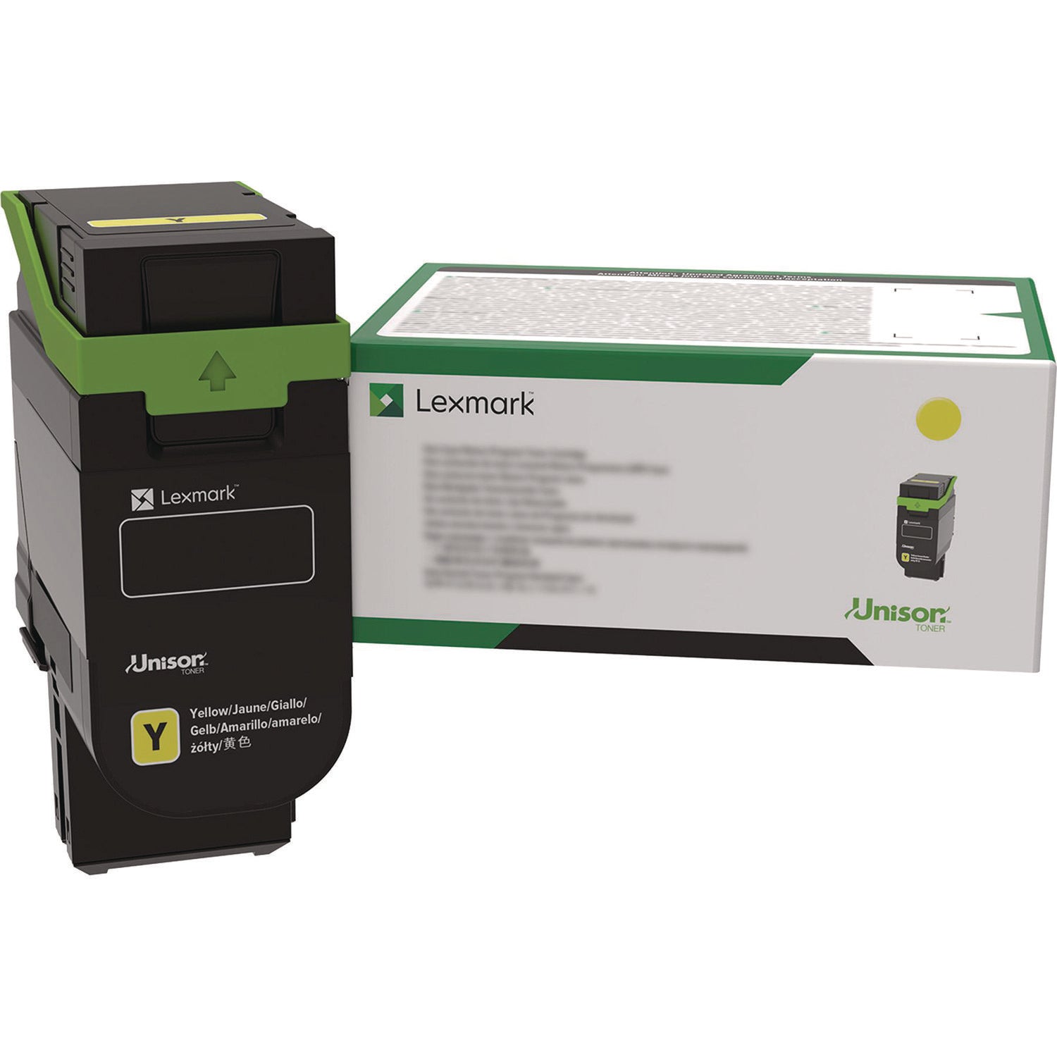 75M10Y0 Toner, 2,000 Page-Yield, Yellow