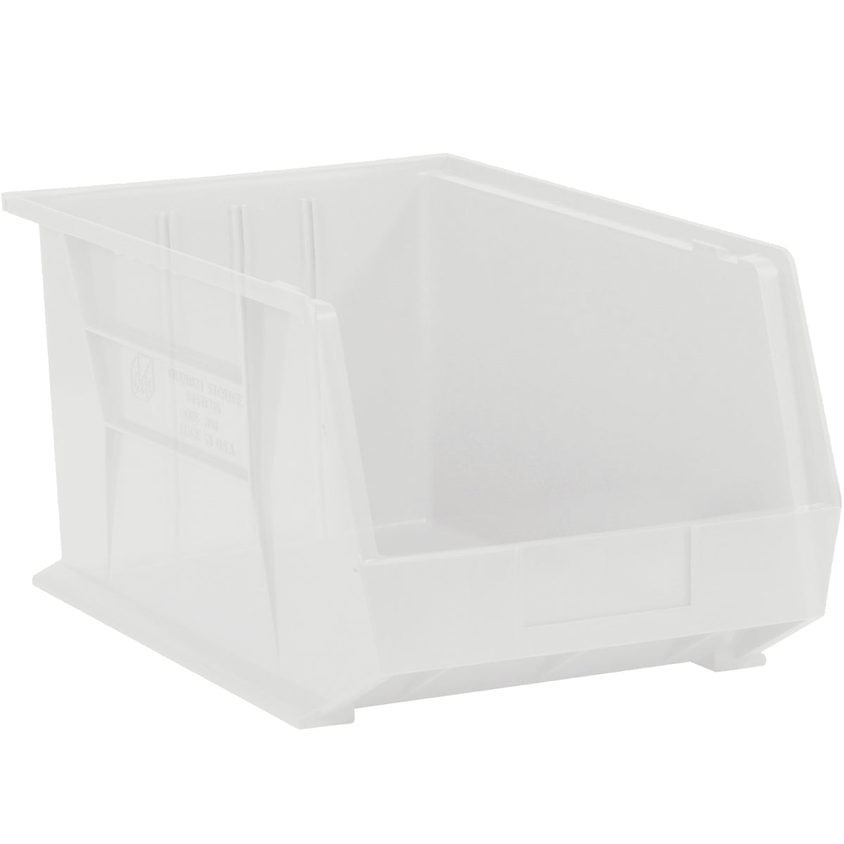 4 1/8 x 7 3/8 x 3 Clear Plastic Bin Boxes 24/Case