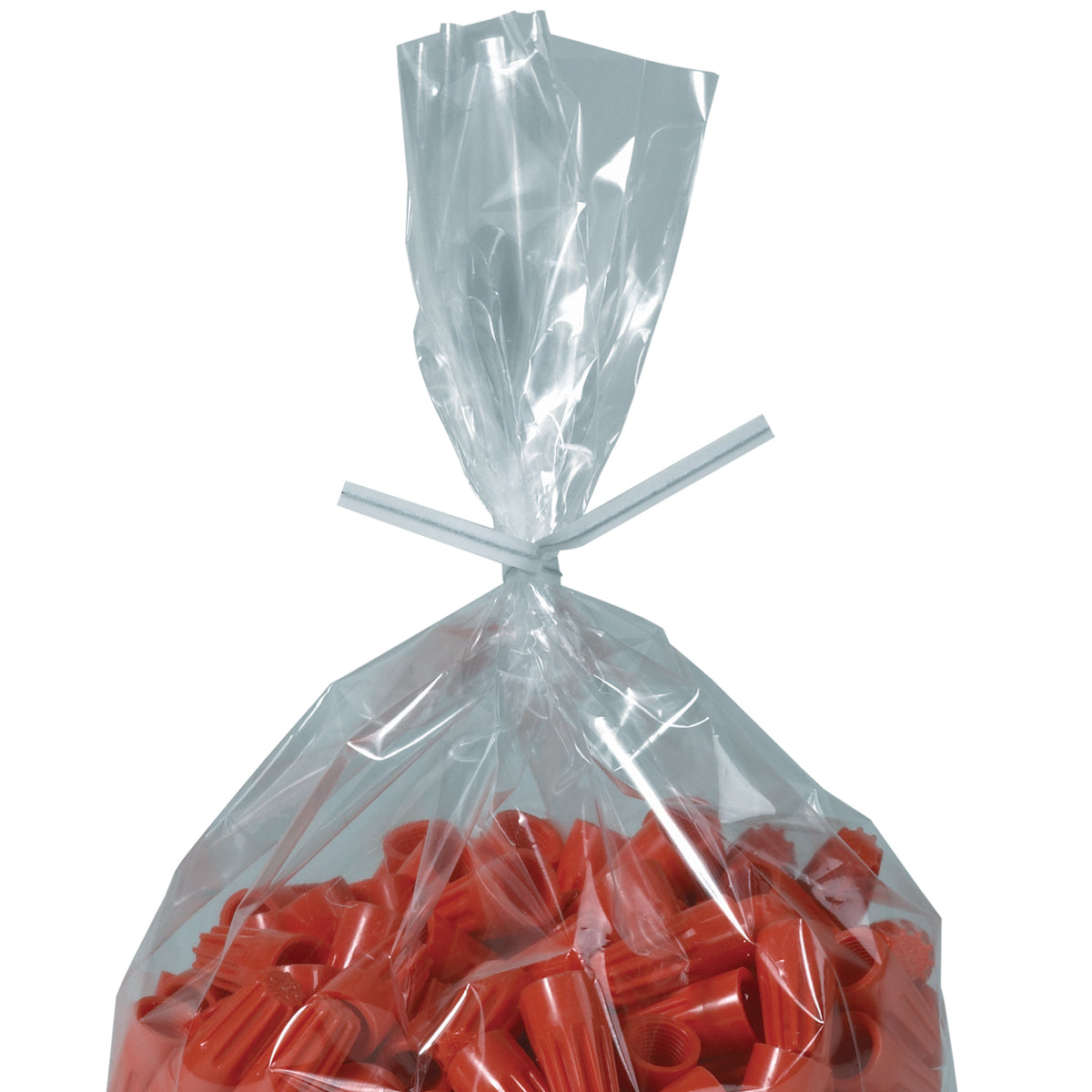 4 x 5/32 White Paper Twist Ties 2000/Case