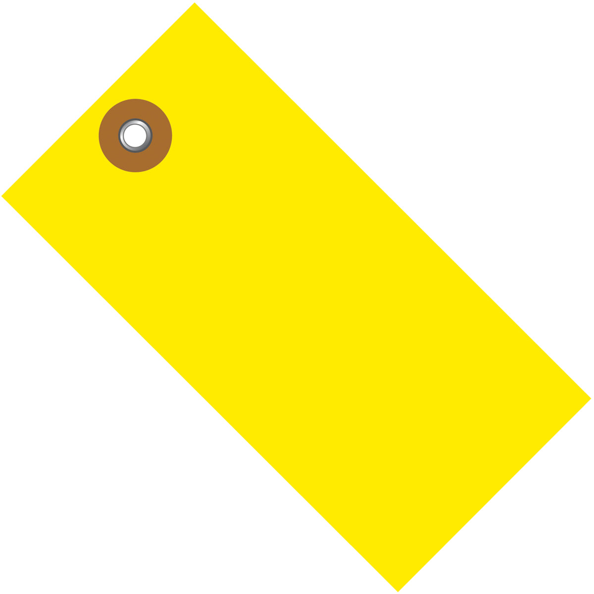 5 3/4 x 2 7/8 Yellow Tyvek Shipping Tag 100/Case