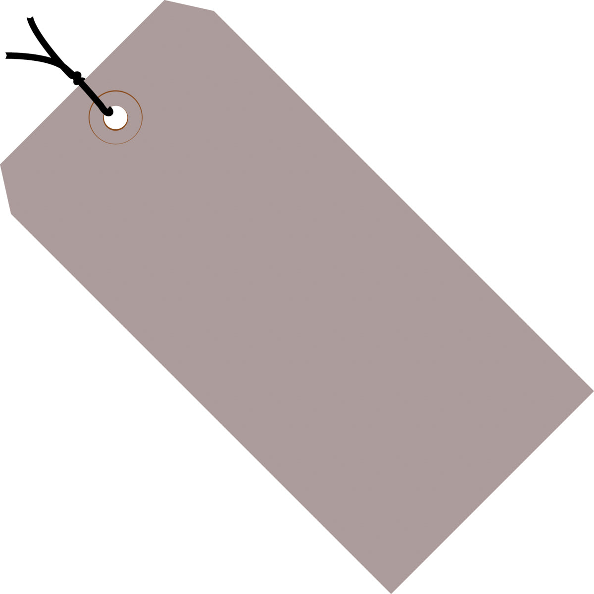 5-1/4 x 2-5/8 Pre-Strung Grey Tags (THICK BOARD - 13 POINT) 1000/Case