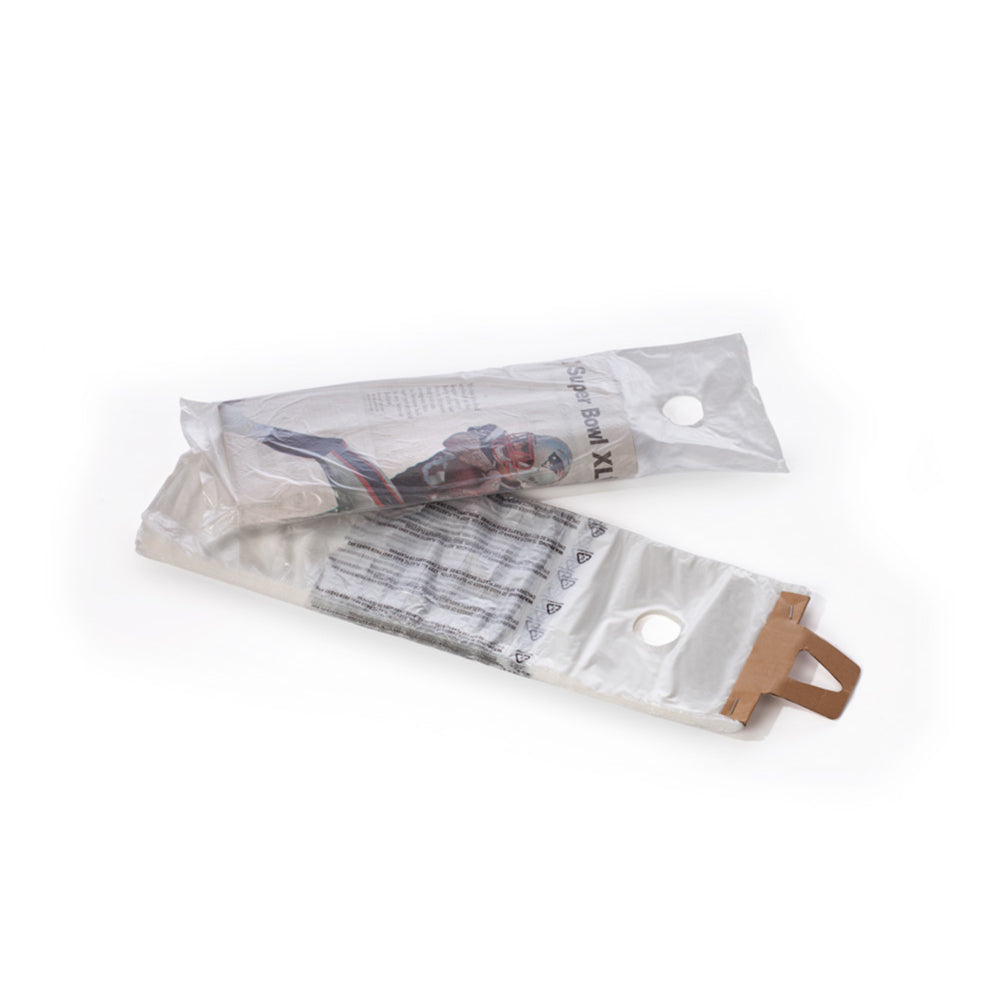 6 1/2 x 19 (0.4 mil) High Density Clear Newspaper Bags w/ Hole 2000/Case