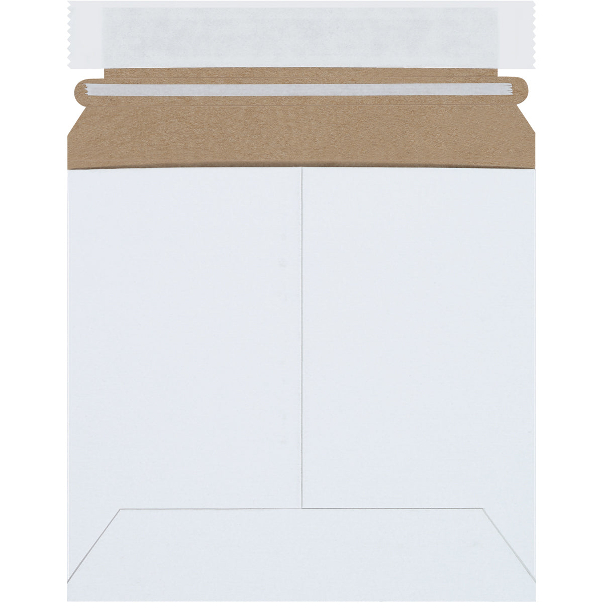 6 3/8 x 6 Self-Seal White Rigid Mailer 200/Case