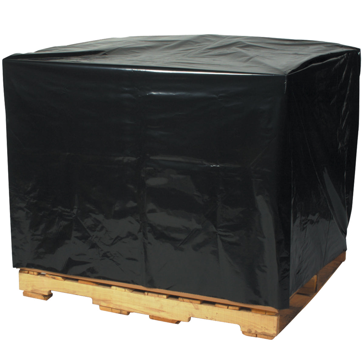 68 x 65 x 82 (3 mil) Black Pallet Covers 50/Roll